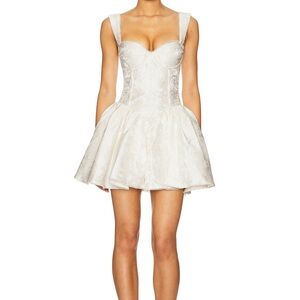 Elegant White Bridal Dress - Joelle Runaway the Label